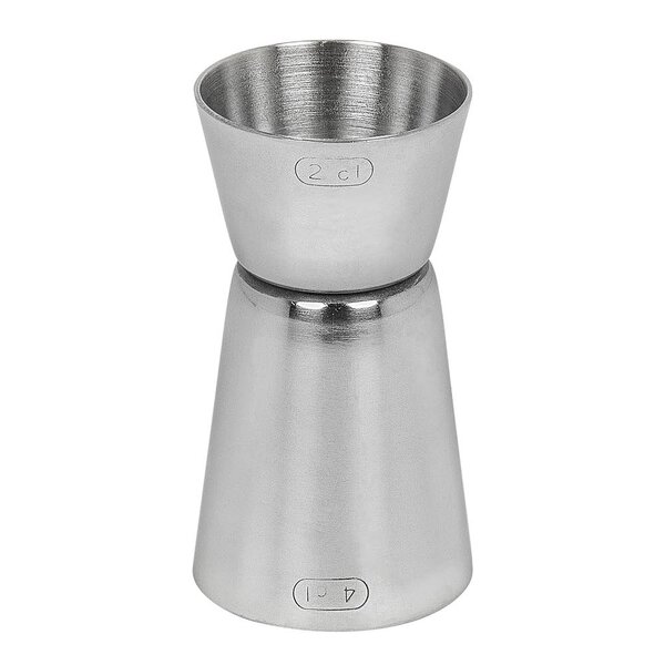 Exxent Jigger 2/4 cl stål