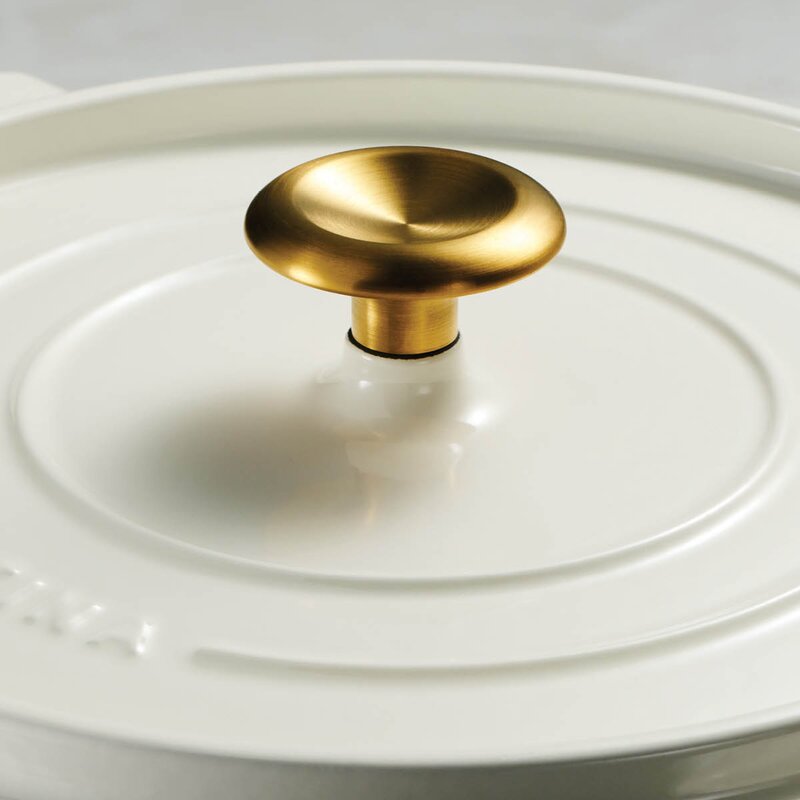 Tramontina Ampezzo støpejernsgryte 3,7L white latte
