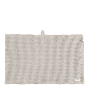 The Organic Company Big Waffle badematte 80x55 cm stone