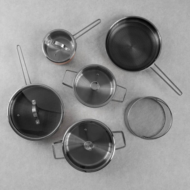 Vargen & Thor Mjölner XL grytesett 6 deler kobber