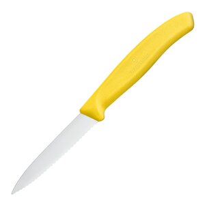 Victorinox Swiss classic grønnsakskniv 18,9 cm bølget nylon gul