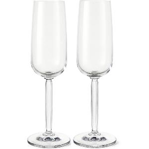 Kähler Hammershøi champagneglass 24 cl 2 stk klar