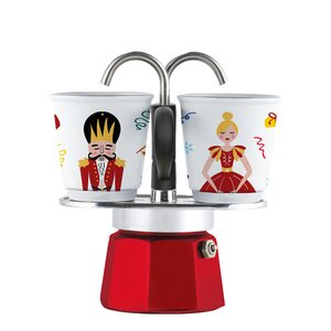 Bialetti Moka Express CC 2024 mini espressobrygger 2 kopper rød