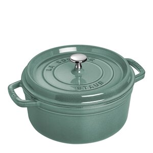 Staub La Cocotte rund gryte 26 cm 5,2L eukalyptus