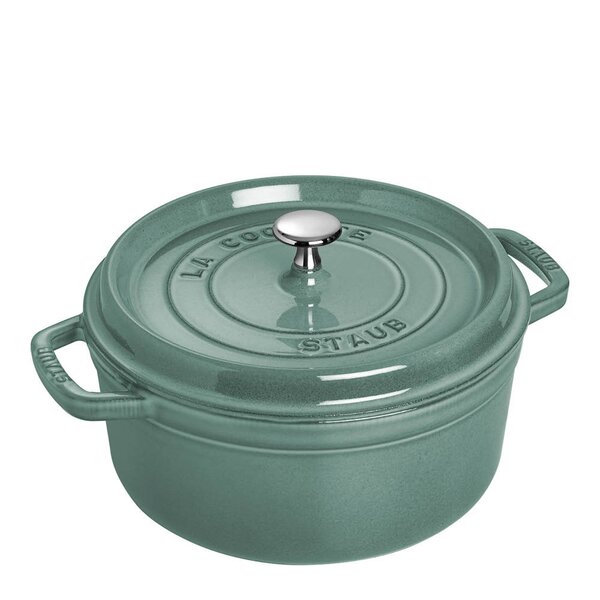 Staub La Cocotte rund gryte 26 cm 5,2L eukalyptus