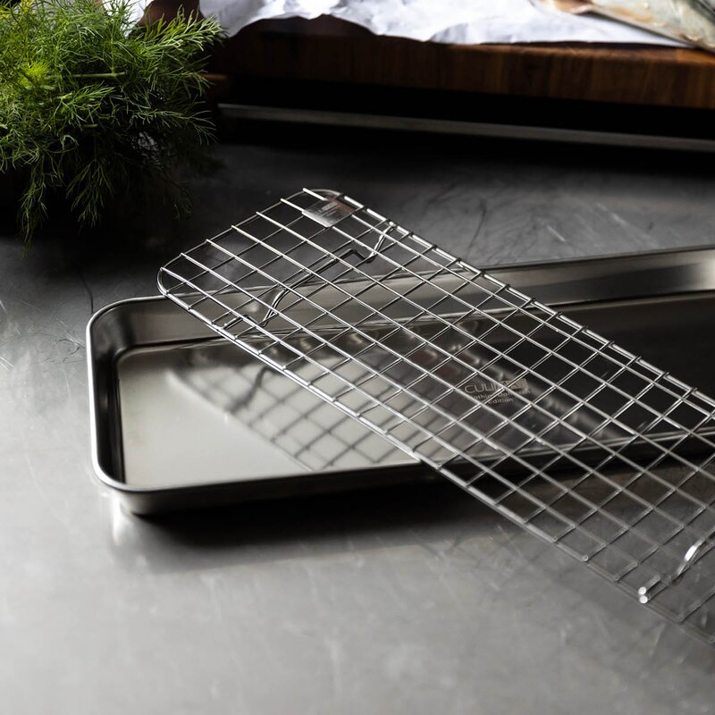 Culimat Mathias Dahlgren gastrobrett med rist 38x14 cm rustfri
