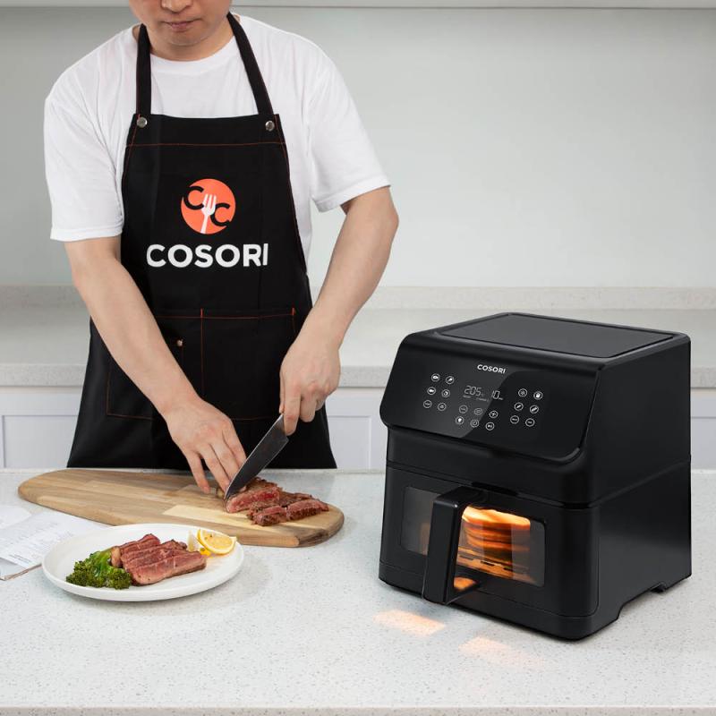 Cosori Premium II Plus airfryer 6,2L mørk grå