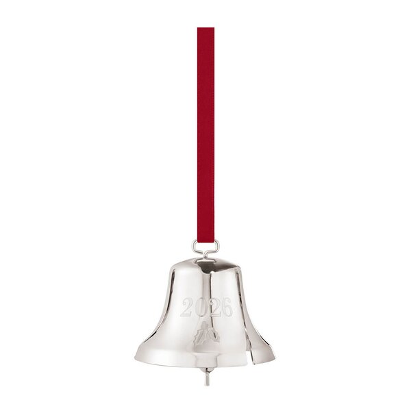 Georg Jensen 2026 juleklokke 5,2 cm sølv