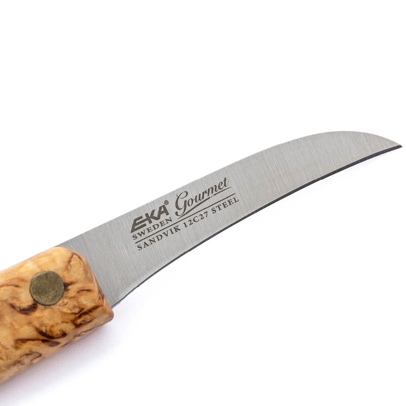 EKA Gourmet skrellekniv 7 cm tre