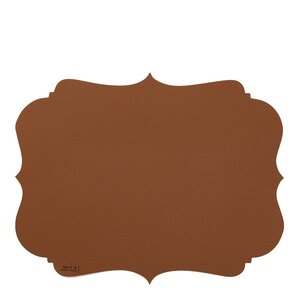 MiLLE W NORDISK DESIGN Vintage bordbrikke 44x35 cm brun