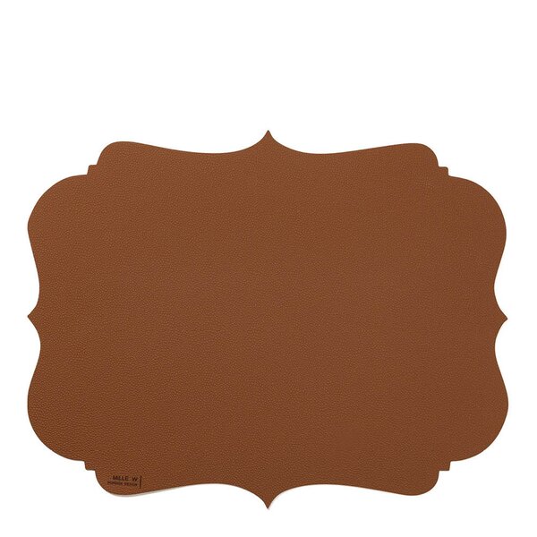 MiLLE W NORDISK DESIGN Vintage bordbrikke 44x35 cm brun