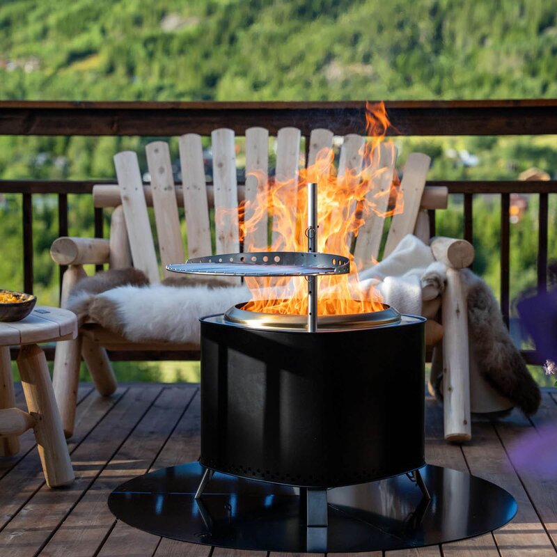 Espegard Brasa 50 bålbrenner svart