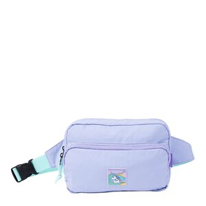 Nordicbuddies Mummi retro mageveske 25x15 cm Mummitroll på eventyr lilla