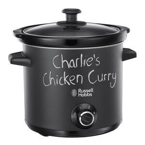 RUSSELL HOBBS SlowCooker gryte med tavle 3,5L 200W svart