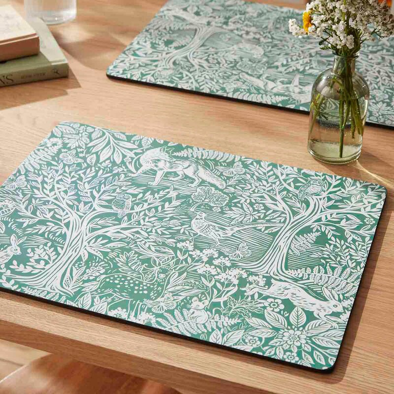 Pimpernel Tapestry bordbrikker 40x30 cm 4 stk sage