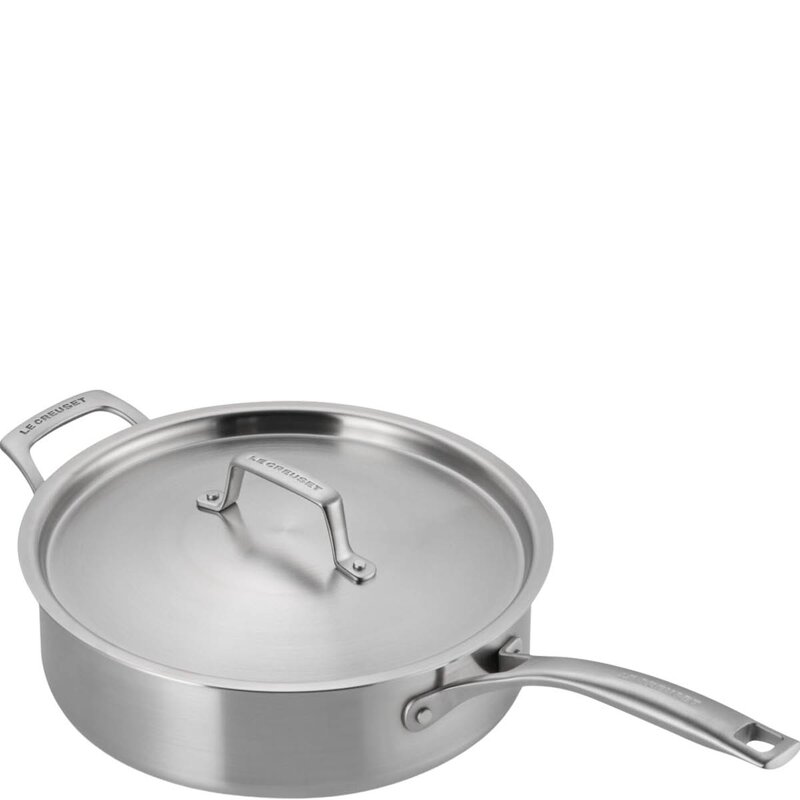 Le Creuset Essential 3-Ply traktørpanne 26 cm 4,2L m/lokk