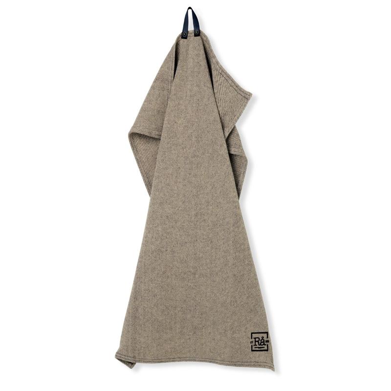 Juna, rå kjøkkenhåndkle mørk grå 90x50cm