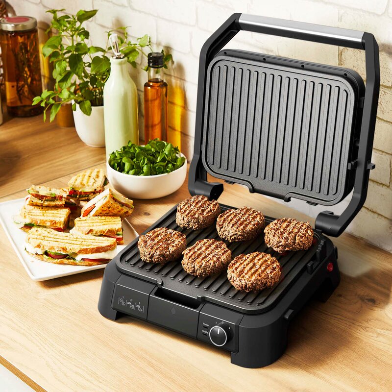 OBH Nordica SuperGrill grill 3-i-1 2000 W rustfritt stål
