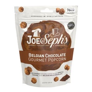 Joe and Seph Belgisk sjokolade popcorn 60g