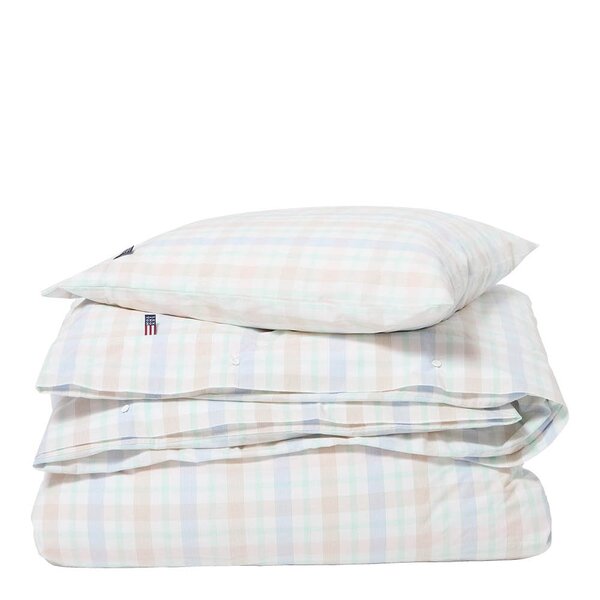 Lexington Sengesett percale 140x220 cm flerfarget rutete