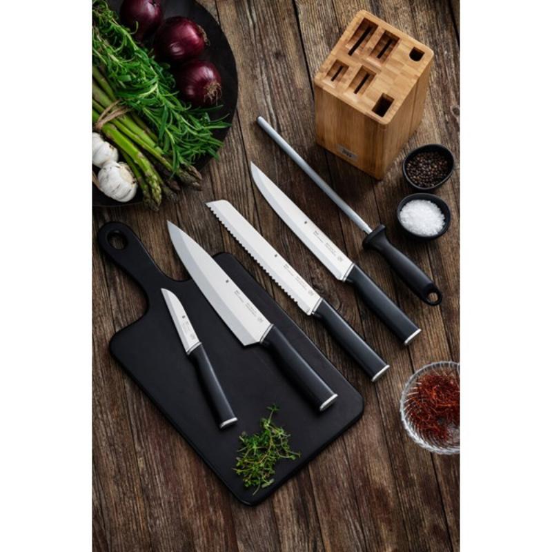 WMF Kineo knivblokk 4 kniver + jern