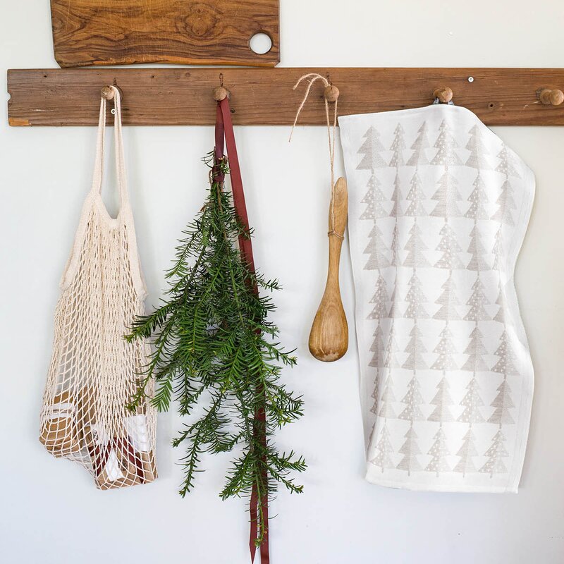 Ekelund Granar håndkle 35x50 cm ubleket