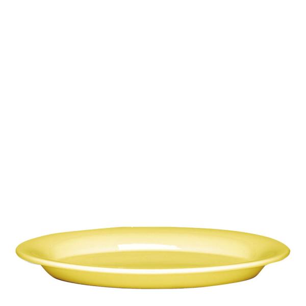 Kähler Ursula oval tallerken 28x18,5 cm gul