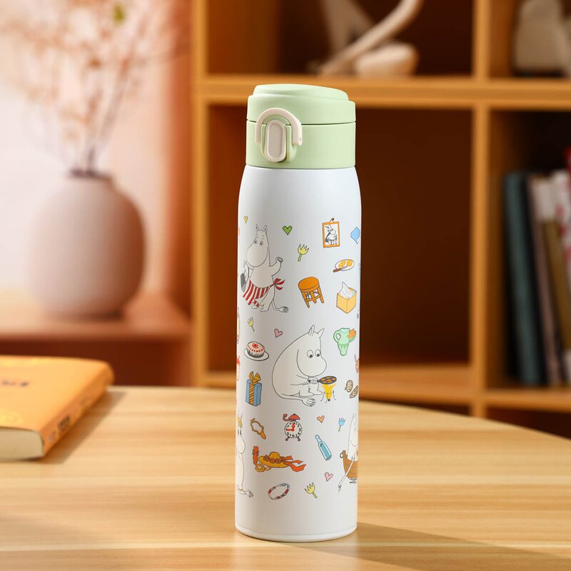 Moomin Mummi termos 0,48L Mummifamilien lyseblå