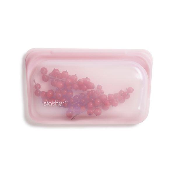 Stasher Snack silikonpose 0,3L rose quartz