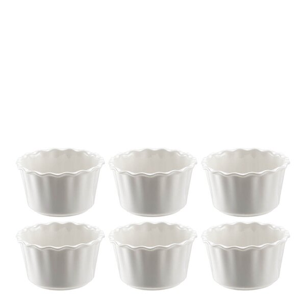 Modern House Daily Use crème brûlée former 6 stk 10 cm 20 cl hvit