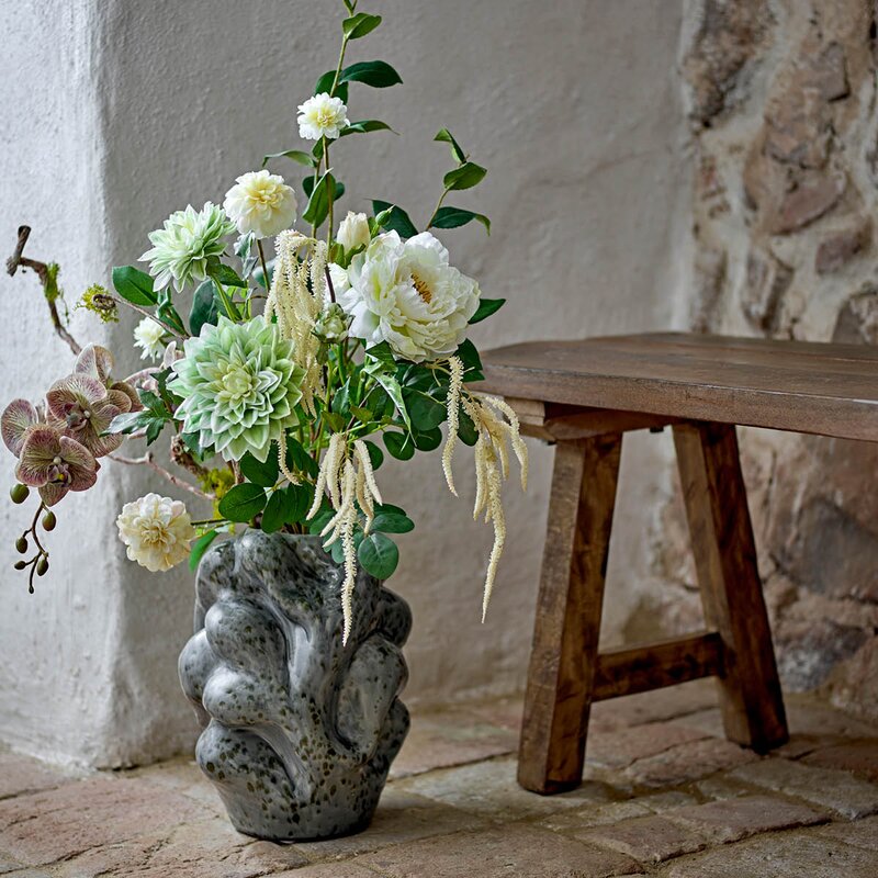 Bloomingville Rise bukett kunstige blomster 109 cm hvit
