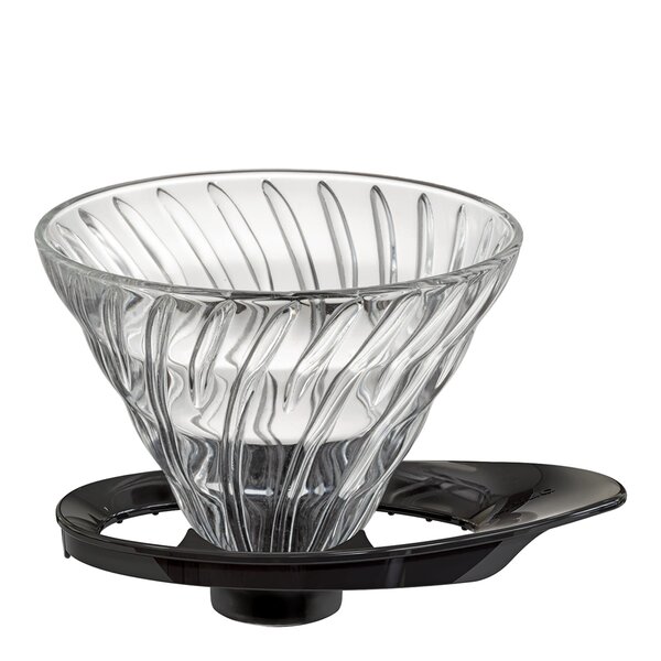 Hario V60 dripper str.02 glass/svart