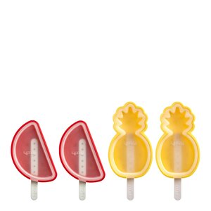 Lékué Tropisk iskremform 4 stk melon/ananas