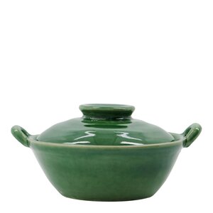 House Doctor Diva krukke med lokk 20x16,5x9,5 cm grønn