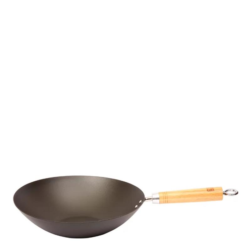 Dexam School of Wok Pre-seasoned wok sett svart