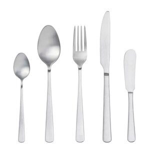 Gense Essentials Soft bestikksett 20 deler matt stål