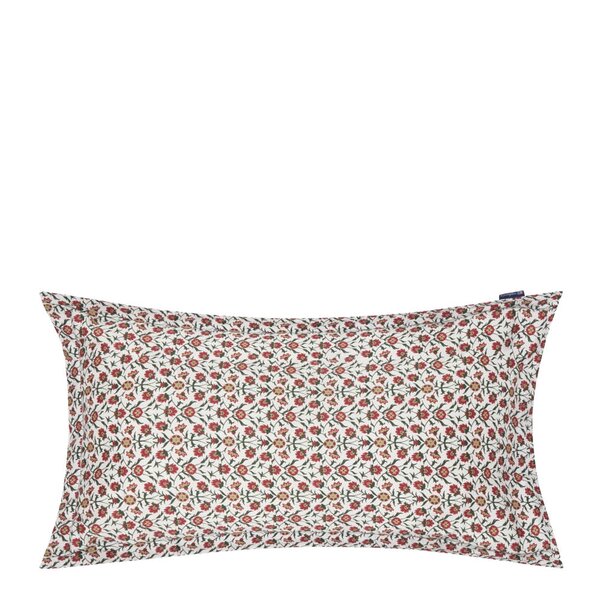 Lexington Putetrekk sateng 50x90 cm blomstret hvit/rød/grønn/beige