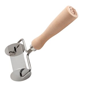 Marcato Pastakutter rektangulær 6 cm rustfritt stål/tre