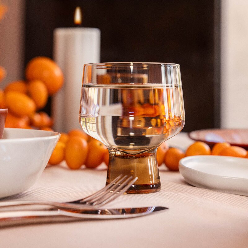 iittala Solare glass på fot 29 cl 2 stk lin