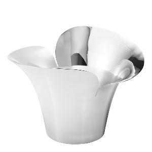 Georg Jensen Bloom Botanica blomsterpotte stor 22,3 cm sølv