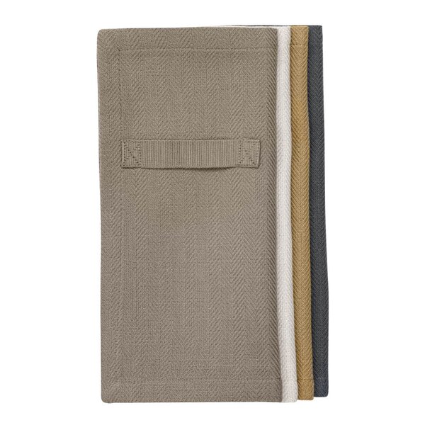 The Organic Company Serviett i bomull 20x20 cm 4 stk earth