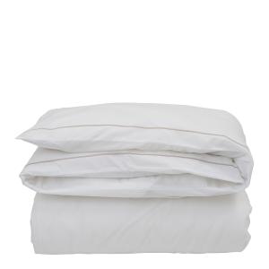 Lexington Hotel sengetøy percale 140x200 cm hvit/beige