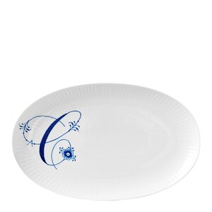 Royal Copenhagen Alfabet oval tallerken C 23 cm