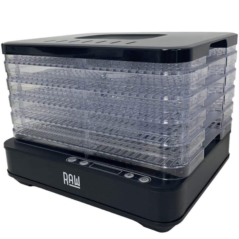 RAW Tørkeapparat DH6 6 hyller svart