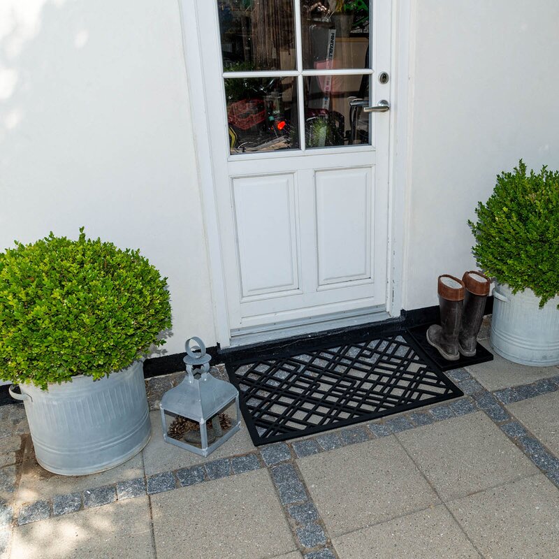 Tica Copenhagen Lines sko- og støvelbrett 28x38x3 cm svart