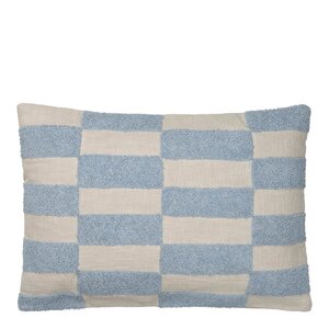 Broste Copenhagen Jane putetrekk 40x60 cm Dusty Blue/Oatmeal