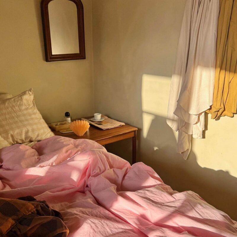 Midnatt Franzi dynetrekk 140x200 cm bubblegum pink