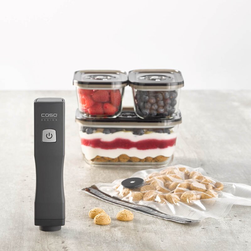 Caso Vacu OneTouch Eco vakuumsett svart