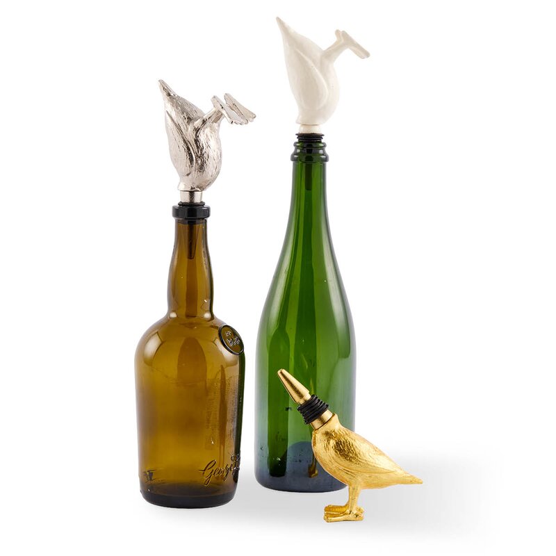 Pols Potten Diving Duck vinstopper gull
