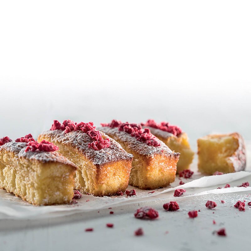 Lékué Silikonform for minibrød 9 hull svart